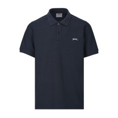 Slazenger Plain pánske polo tričko Navy