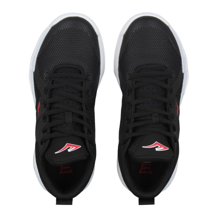 Everlast Men's Basketball Trainers Blk/Wht/Red