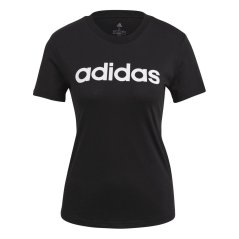 adidas Essentials Logo dámske tričko Linear Black