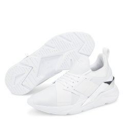 Puma Muse X5 Metal Wns Low-Top Trainers Womens Puma White