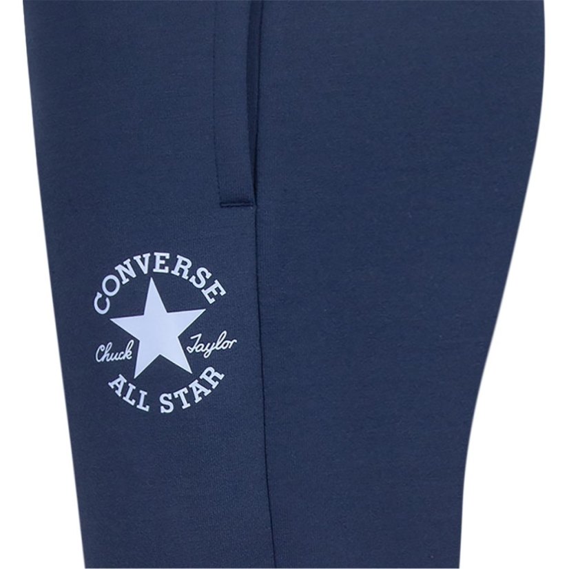 Converse Unisex Kids' Closed Hem Fleece Joggers Navy