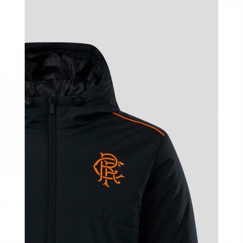 Castore Rangers FC Matchday Jacket Black/Orange