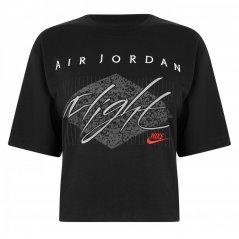 Air Jordan Essenial Boxy dámské tričko Black