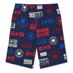 Converse Logo Allover Print Shorts Navy