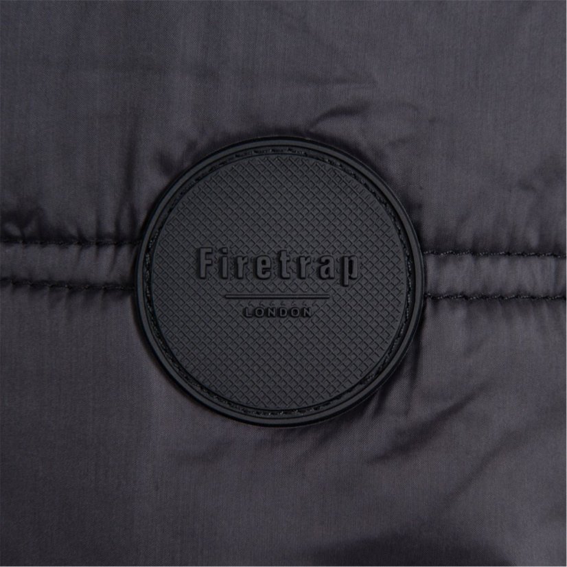 Firetrap Kids' Faux Fur Trimmed Short Puffer Jacket Black