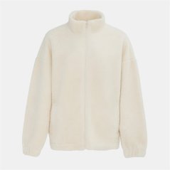 SoulCal Women's Soul Cal Full Zip Long Sleeve Sherpa Jacket White