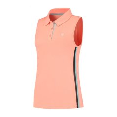 K Swiss Women's Sleeveless Performance Polo Shirt Desert Flower