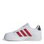 adidas Breaknet Lifestyle Court Lace Shoes White/Scarlet