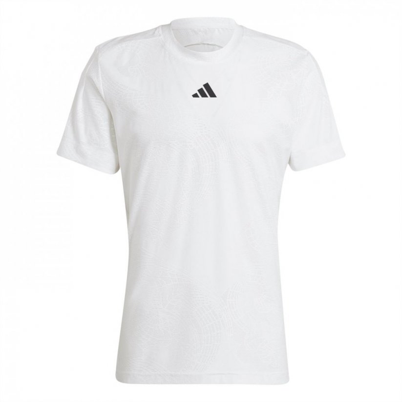 adidas AEROREADY Freelift Pro Tennis pánské tričko White