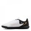 Nike Phantom GX II Club Turf Football Boots Juniors White/Blk/Gold