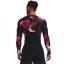 Under Armour IsoChill Printed Long Sleeve Base Layer Top Mens Black/Phosphor