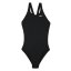 Nike Solid Swimsuit Black