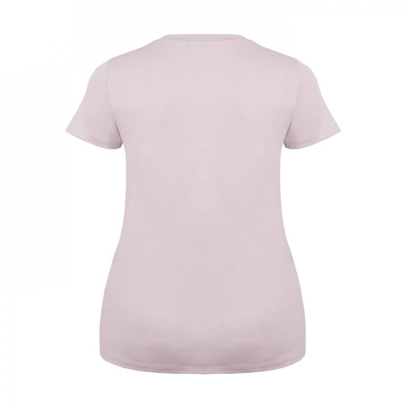 Slazenger V Neck Tee Lds Lilac Snow