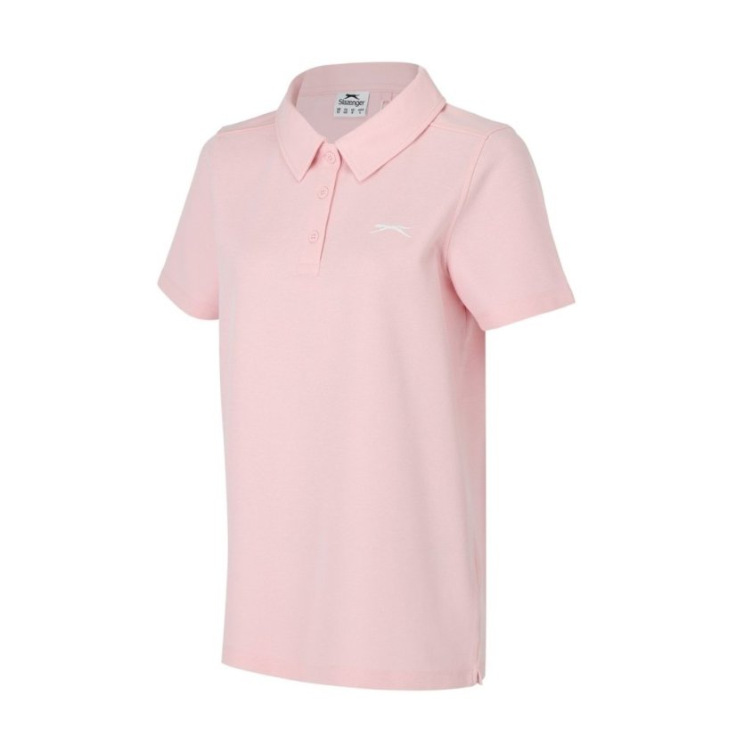 Slazenger Pique Polo Womens Baby Pink