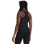 Under Armour Meridian Rib Cropped Tank Womens Black