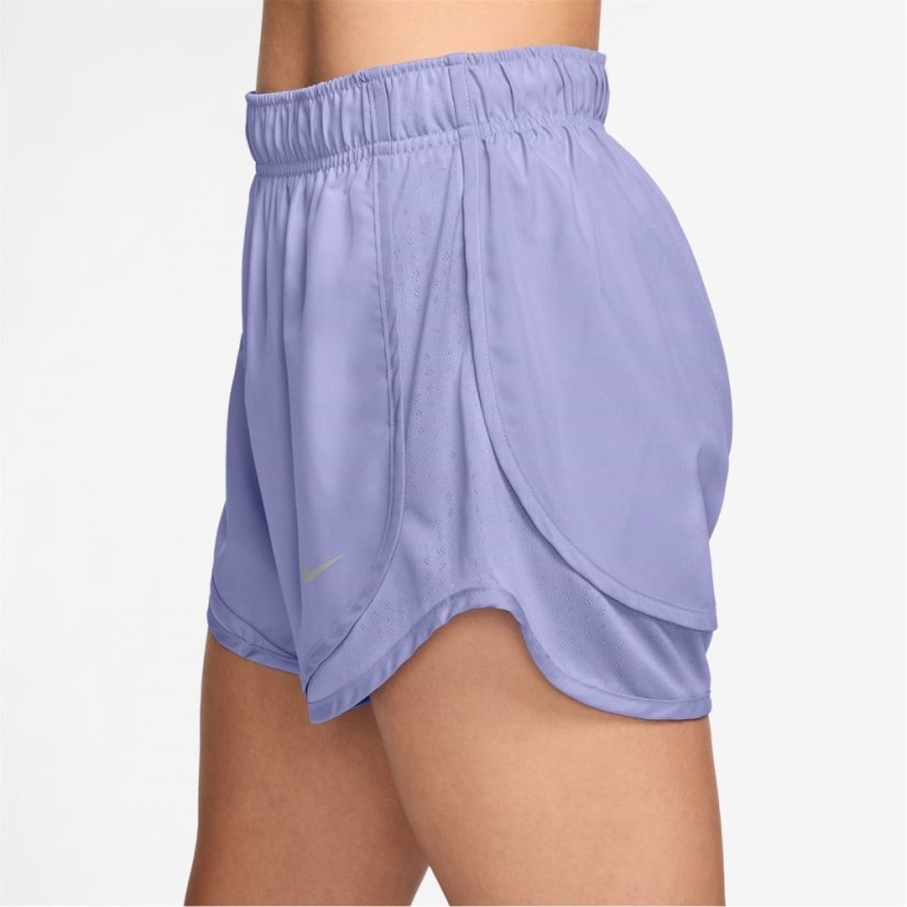 Nike Tempo Women's Dri-FIT Mid-Rise Brief-Lined Running Shorts Lilac Ice