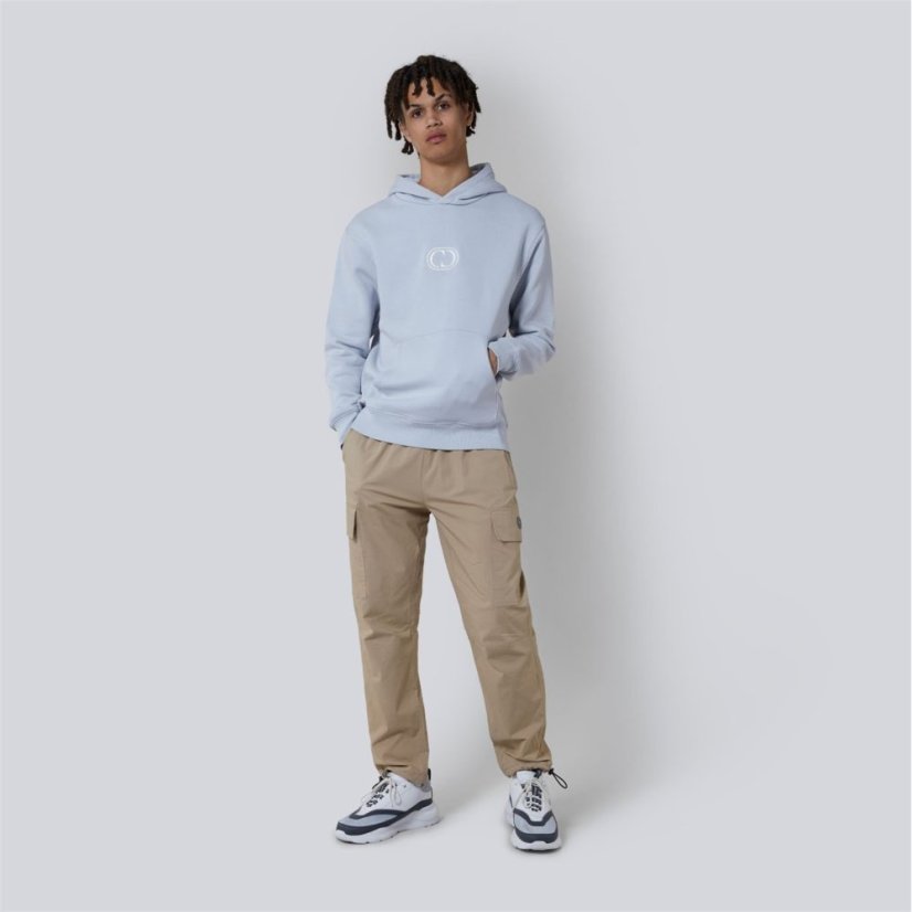 Criminal Damage Unisex Adults Maison Knitted Hoodie Lunar Rock