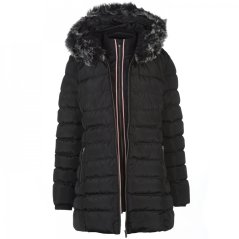 Kangol Sports Bubble Jacket Ladies Black