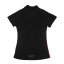 Karrimor quarter Zip Short Sleeve T Shirt Ladies Black/Pink