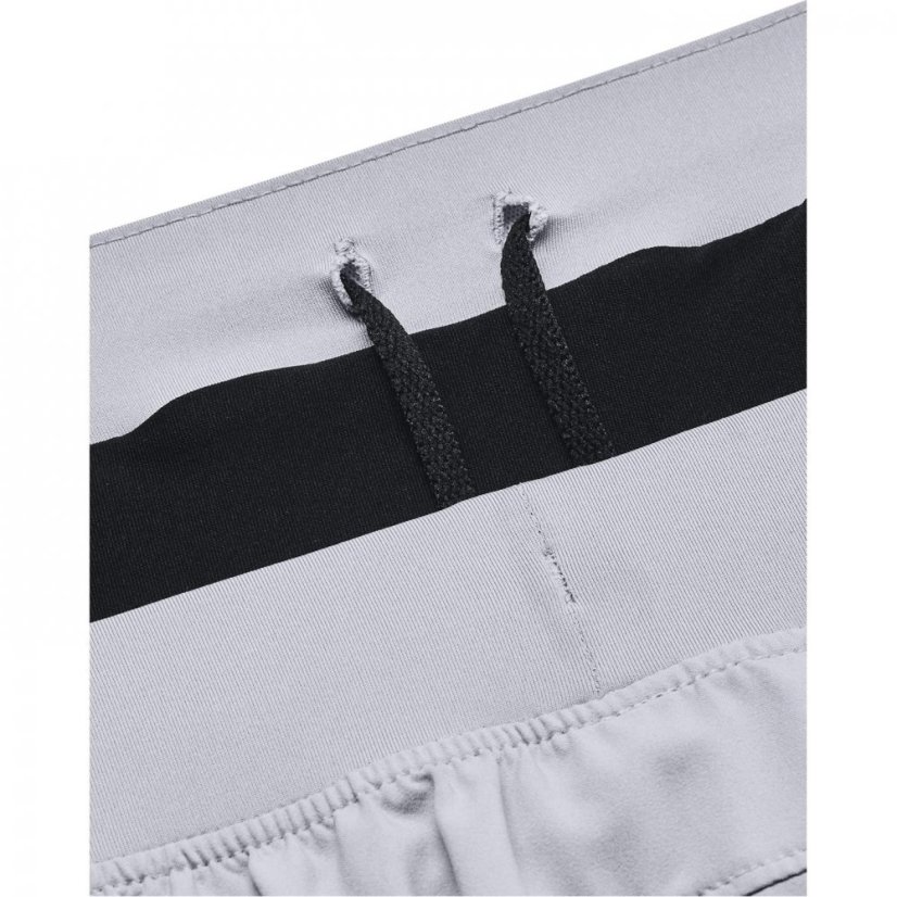 Under Armour UA Launch Mens 2-in-1 5in Shorts Pitch Grey