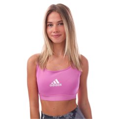 adidas Powerreact Medium Support Sports Bra Lilac