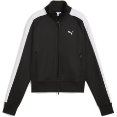 Puma Womens T7 Track Jacket Black/White