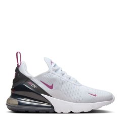 Nike Air Max 270 Big Kids' Shoes White/HotFuchia