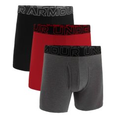 Under Armour Logo Boxers 3-Pack Mens Blk/Red/Gry
