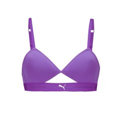 Puma Women's Peek A Boo Triangle Bralette Astor Purple
