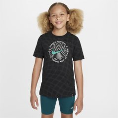 Nike Liverpool Football T-Shirt Junior Black