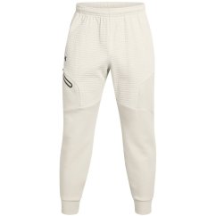 Under Armour Men's Unstoppable Closed Hem Fleece Joggers White