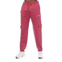Hype Unisex Adults Cargo Closed Hem Fleece Joggers Pink