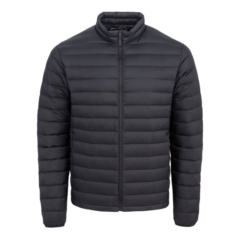 Firetrap Men Packable Light Weight Down Jacket Black