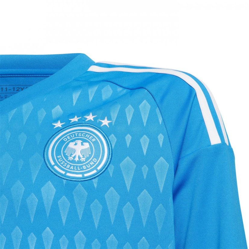 adidas Germany Goal Keeper Home Kit 2022 Blue Rush