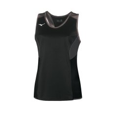 Mizuno Womens Running Singlet Black