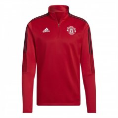 adidas Manchester United Warm Top 2021 2022 Mens College Red