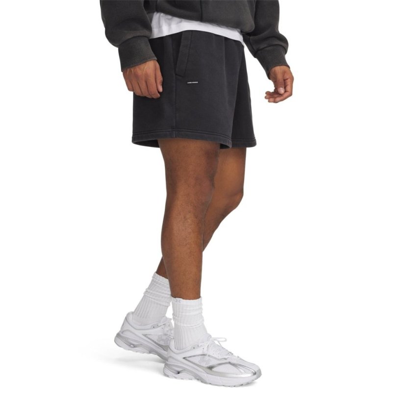 Under Armour Men's Icon Fleece Jogger Shorts Black