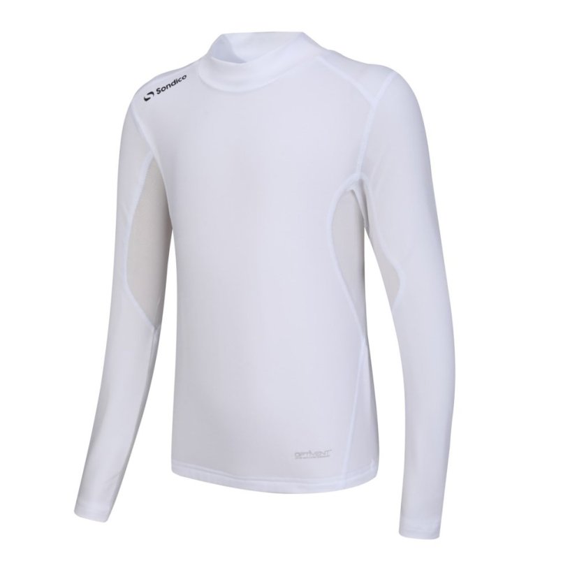 Sondico Mock Neck Baselayer Juniors White