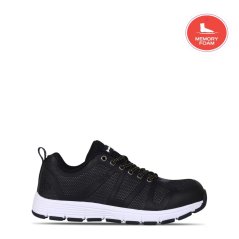 Dunlop Reno Steel Toe Cap Shoes Mens Black