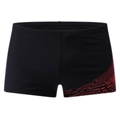 Speedo Kids' Medley Logo Aquashort Swimming Trunks Red Ginger
