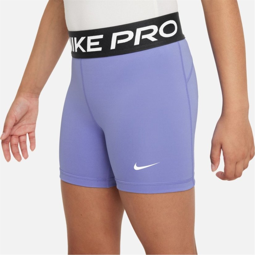 Nike Pro Shorts Junior Girls Light Thistle
