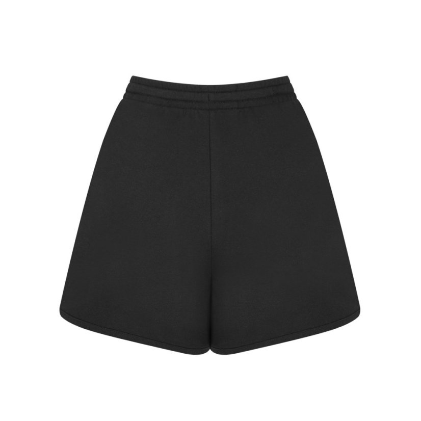 Slazenger Fleece Interlock Shorts Womens Black