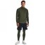 Under Armour ColdGear Rush Mock Base Layer Top Mens Green