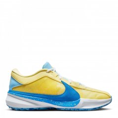 Nike Zoom Freak 5 Basketball Shoes Yellow/Blue