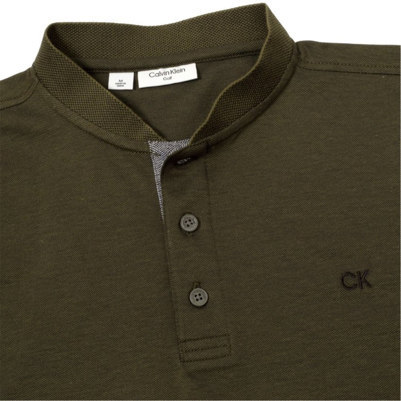 Calvin Klein Golf Men's Short-Sleeve Performance Polo Shirt Olive