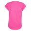 Nike Short Sleeve T Shirt Infant Girls Hyper Pink