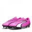 Puma Ultra Play.4 Soft Ground Football Boots Pink/White/Blk