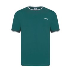Slazenger Tipped pánské tričko Forest Green