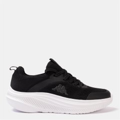Kappa Prati Knit Trainers Mens Black/White
