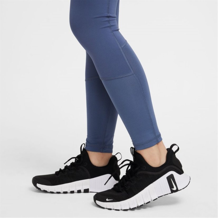 Nike Pro Girls Tights Diffused Blue